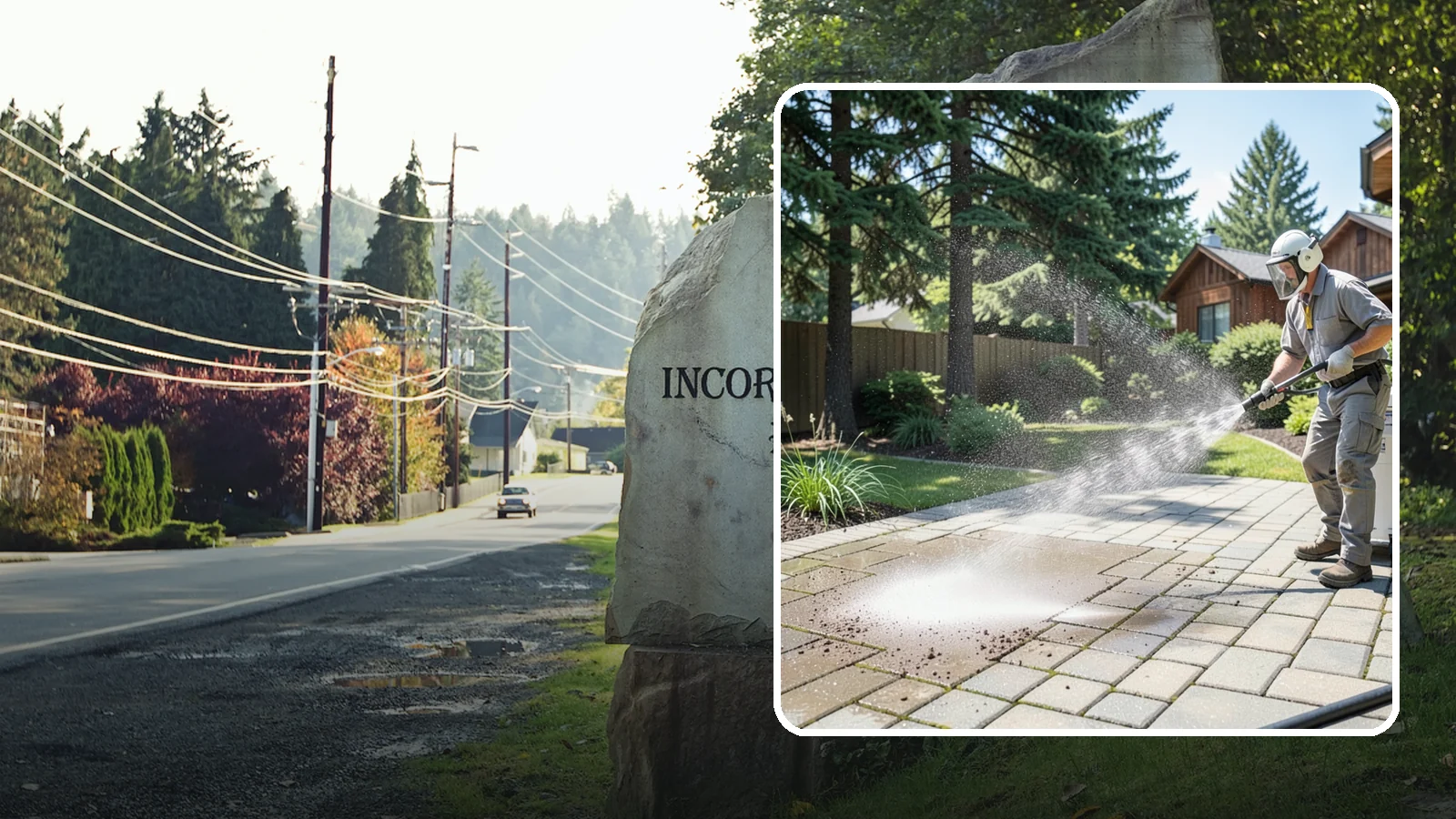 Paver Patio Cleaning in Wilkeson, Pierce County, WA - Renew paver patios by clearing joint moss and restoring even color across the field.
