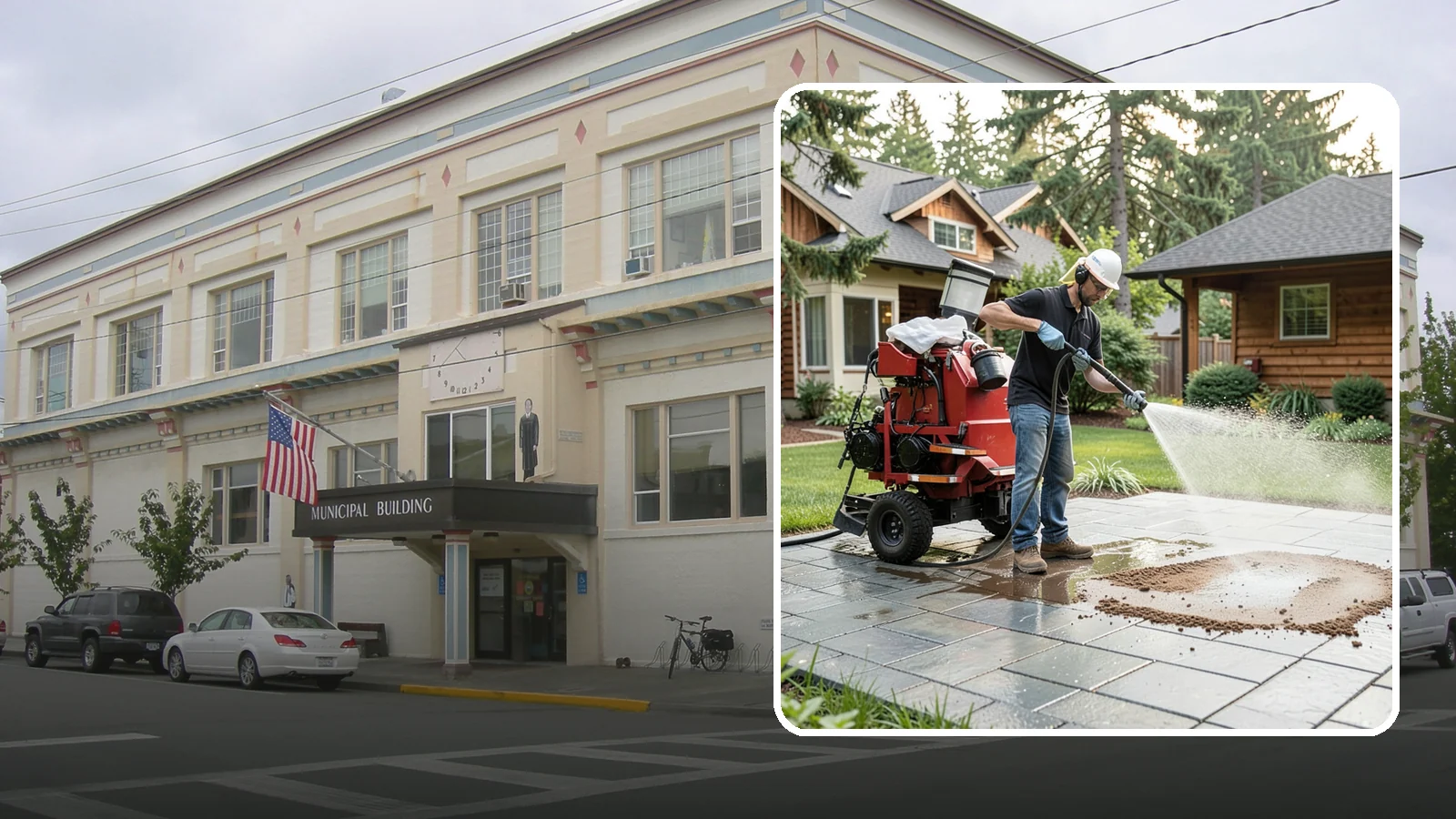 Paver Sealing in Anacortes, Skagit County, WA - Joint-stabilizing and surface-protecting sealer for interlocking pavers that keeps sand locked in and weeds and moss out.