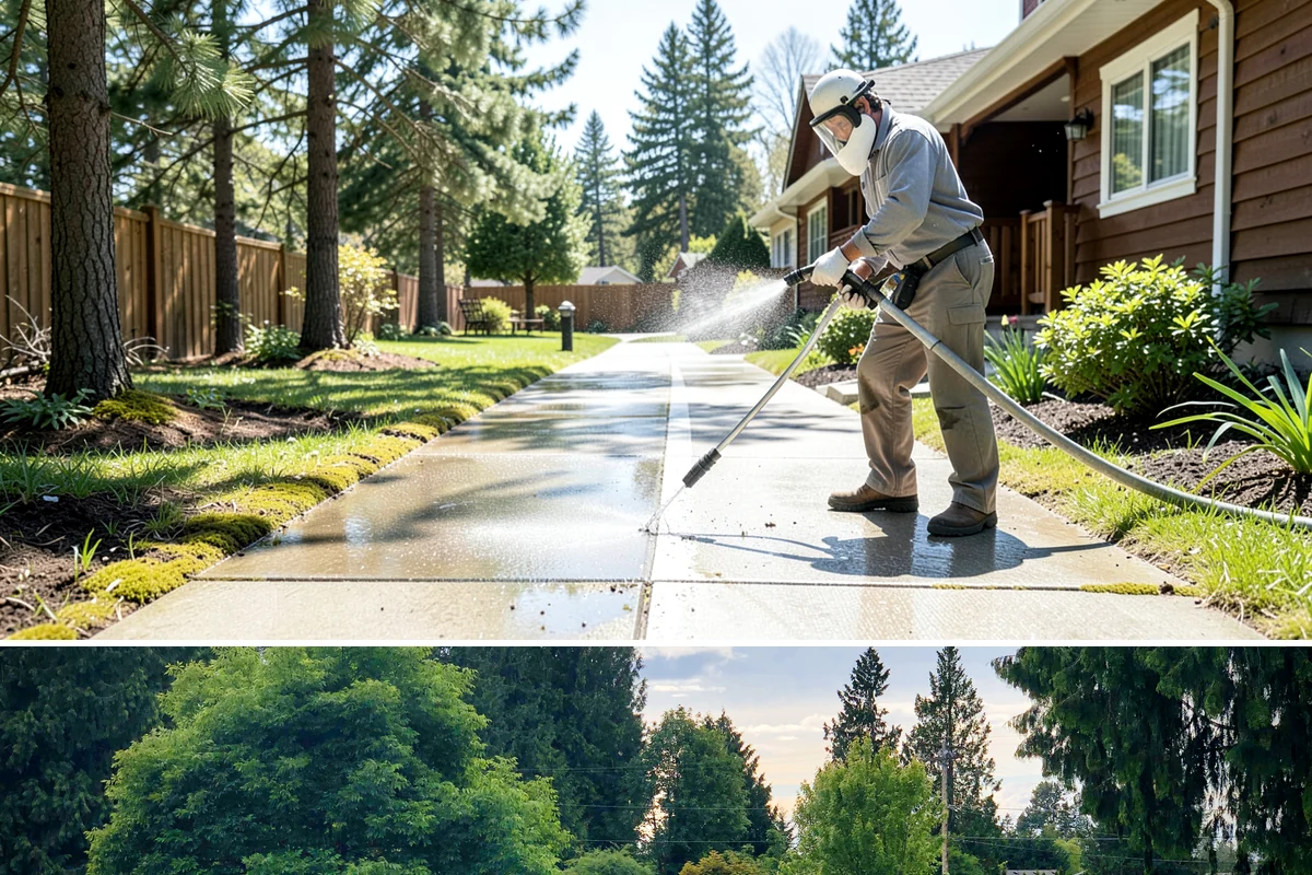 Paver Sealing in Bonney Lake, Pierce County, WA - Seal pavers in mid to late summer once the joints have dried out from spring rains and no showers are forecast for several days.