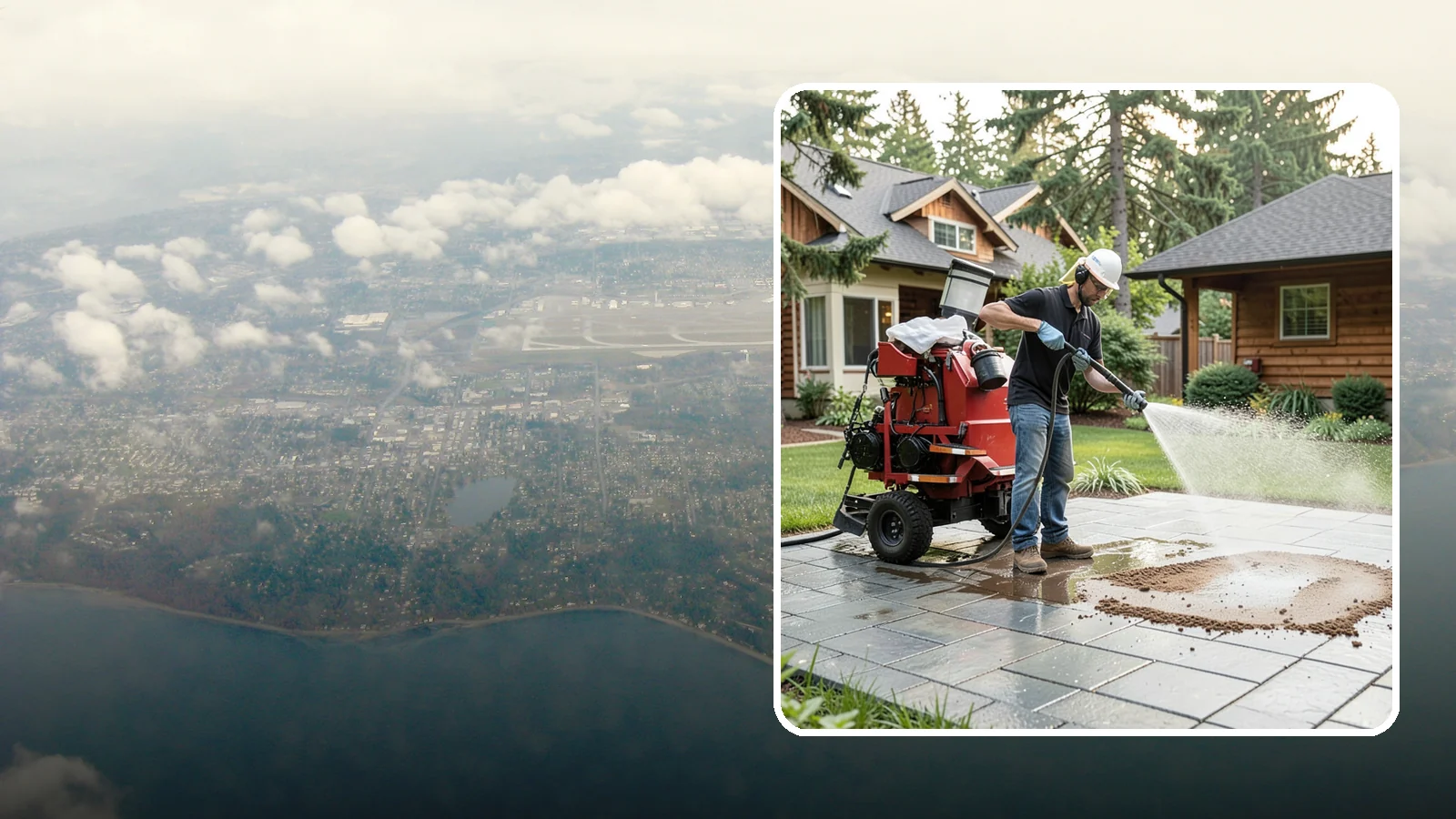 Paver Sealing in Burien, King County, WA - Joint-stabilizing and surface-protecting sealer for interlocking pavers that keeps sand locked in and weeds and moss out.