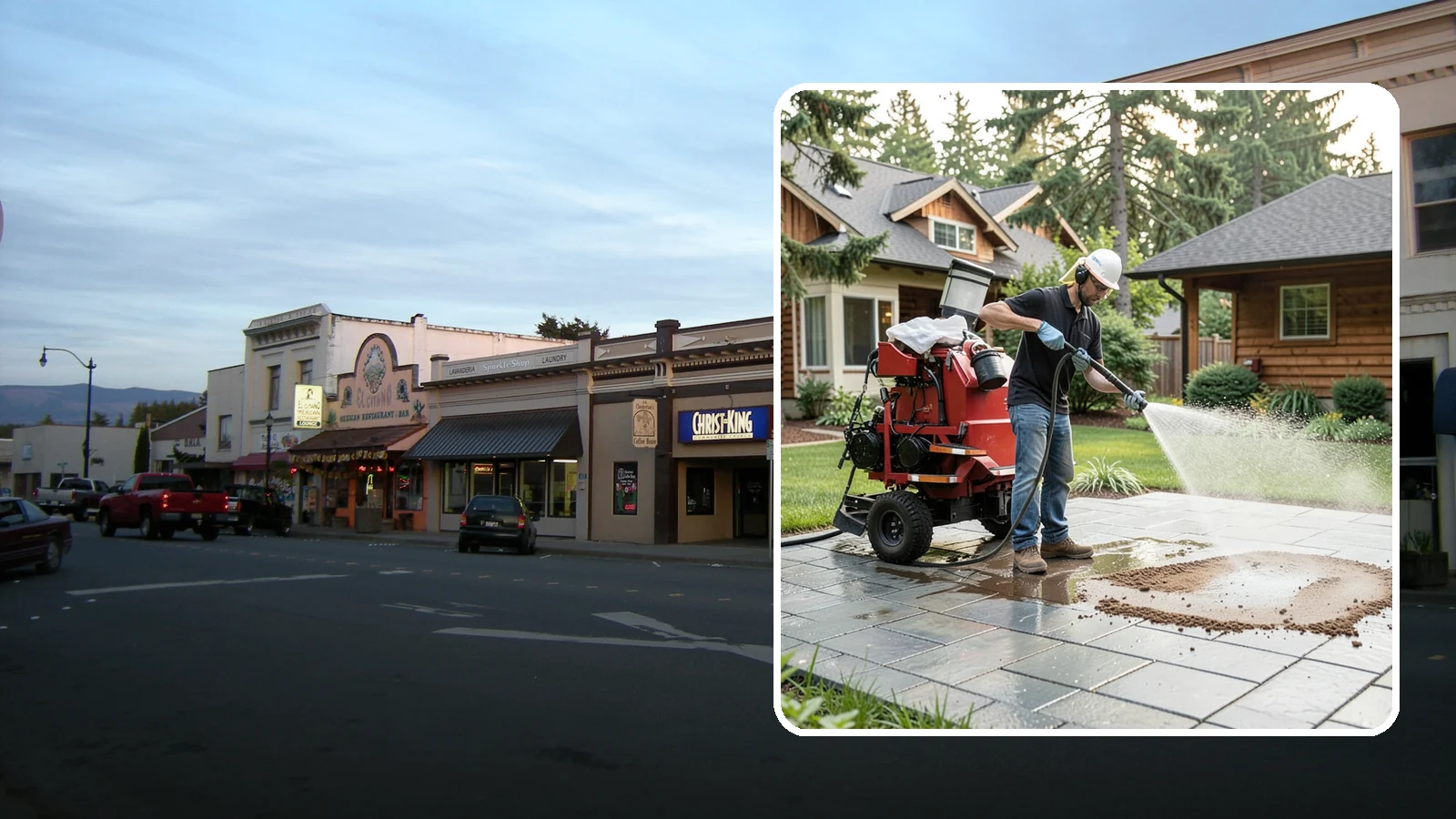 Paver Sealing in Burlington, Skagit County, WA - Joint-stabilizing and surface-protecting sealer for interlocking pavers that keeps sand locked in and weeds and moss out.