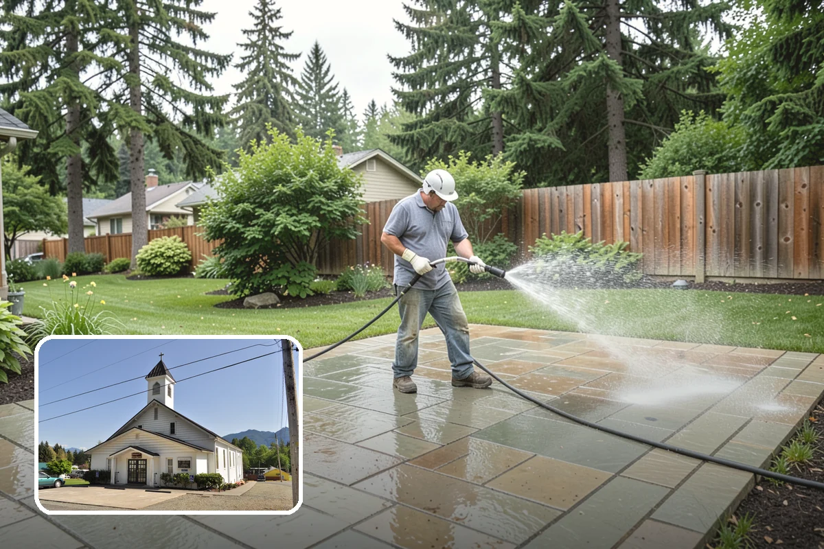 Paver Sealing in Concrete, Skagit County, WA - Locks jointing sand in place so pavers stop shifting and rocking