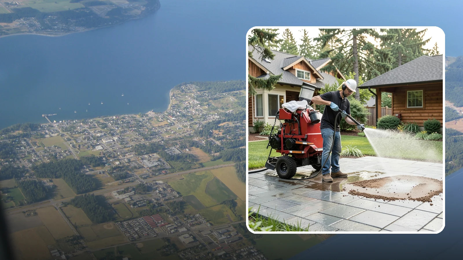 Paver Sealing in Coupeville, Island County, WA - Joint-stabilizing and surface-protecting sealer for interlocking pavers that keeps sand locked in and weeds and moss out.