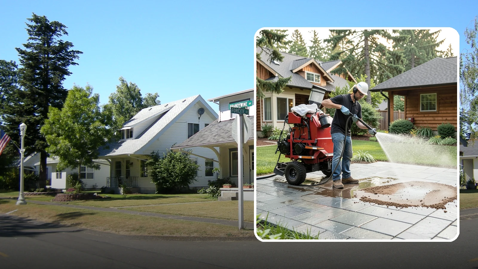 Paver Sealing in DuPont, Pierce County, WA - Joint-stabilizing and surface-protecting sealer for interlocking pavers that keeps sand locked in and weeds and moss out.