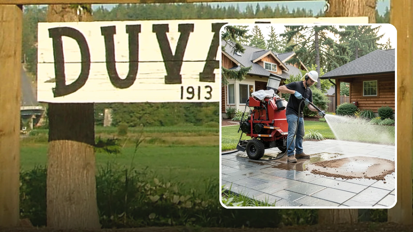 Paver Sealing in Duvall, King County, WA - Joint-stabilizing and surface-protecting sealer for interlocking pavers that keeps sand locked in and weeds and moss out.