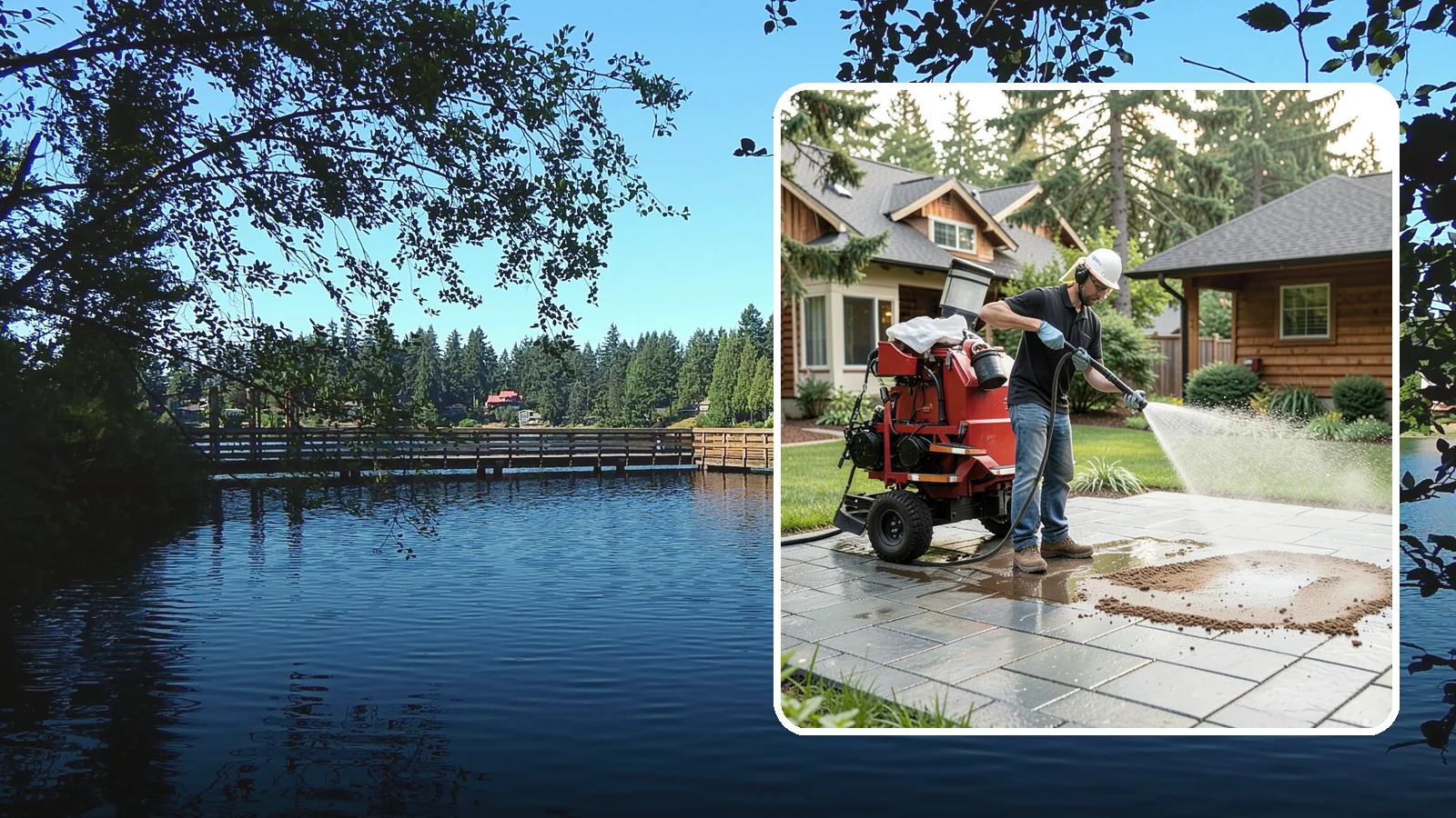 Paver Sealing in Federal Way, King County, WA - Joint-stabilizing and surface-protecting sealer for interlocking pavers that keeps sand locked in and weeds and moss out.