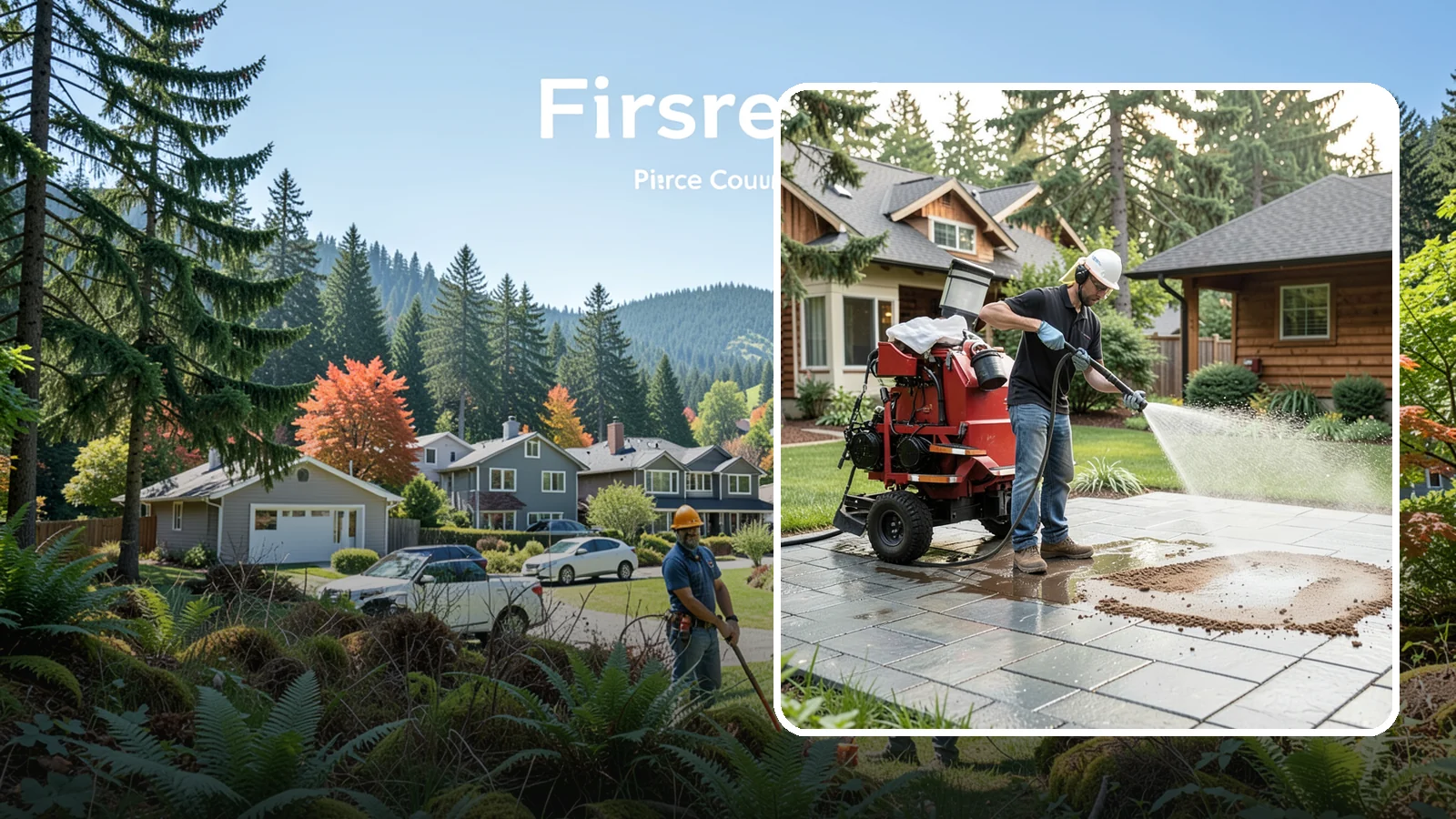 Paver Sealing in Fircrest, Pierce County, WA - Joint-stabilizing and surface-protecting sealer for interlocking pavers that keeps sand locked in and weeds and moss out.