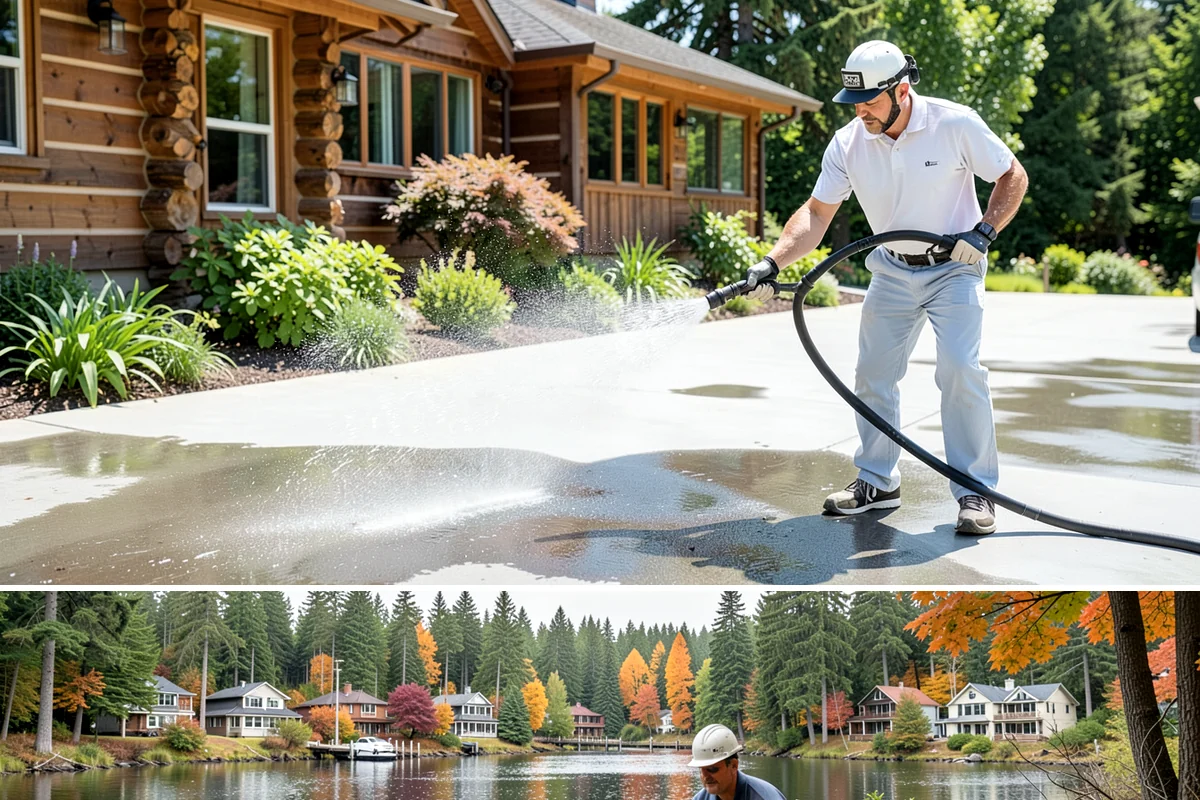 Paver Sealing in La Conner, Skagit County, WA - Seal pavers in mid to late summer once the joints have dried out from spring rains and no showers are forecast for several days.
