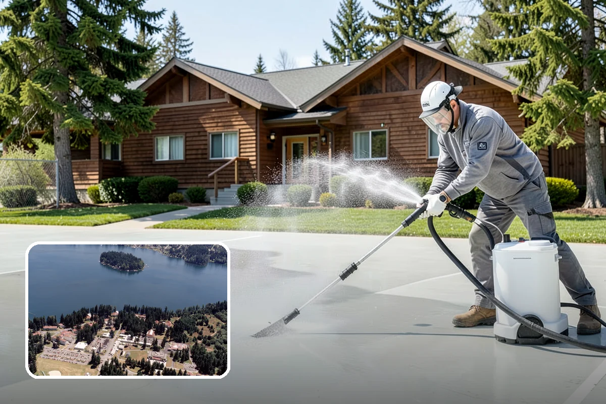 Paver Sealing in Lakewood, Pierce County, WA - Locks jointing sand in place so pavers stop shifting and rocking
