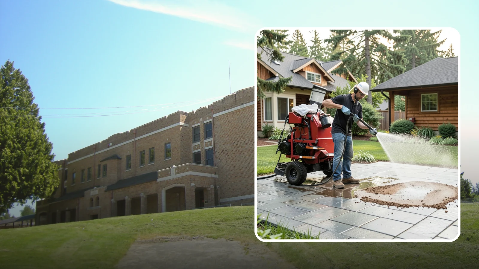 Paver Sealing in Maple Valley, King County, WA - Joint-stabilizing and surface-protecting sealer for interlocking pavers that keeps sand locked in and weeds and moss out.