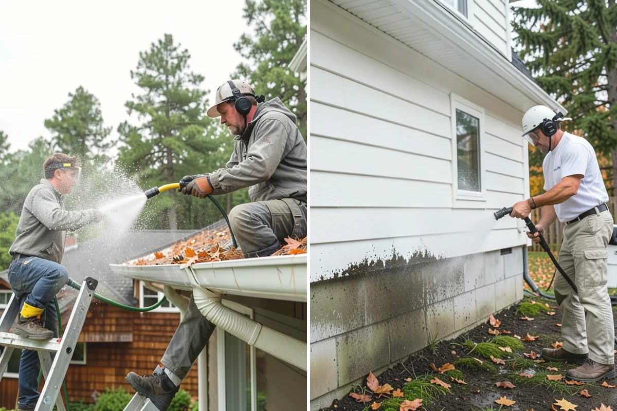 Paver Sealing in Mercer Island, King County, WA - Pressure clean the pavers and clear old sand and growth from the joints