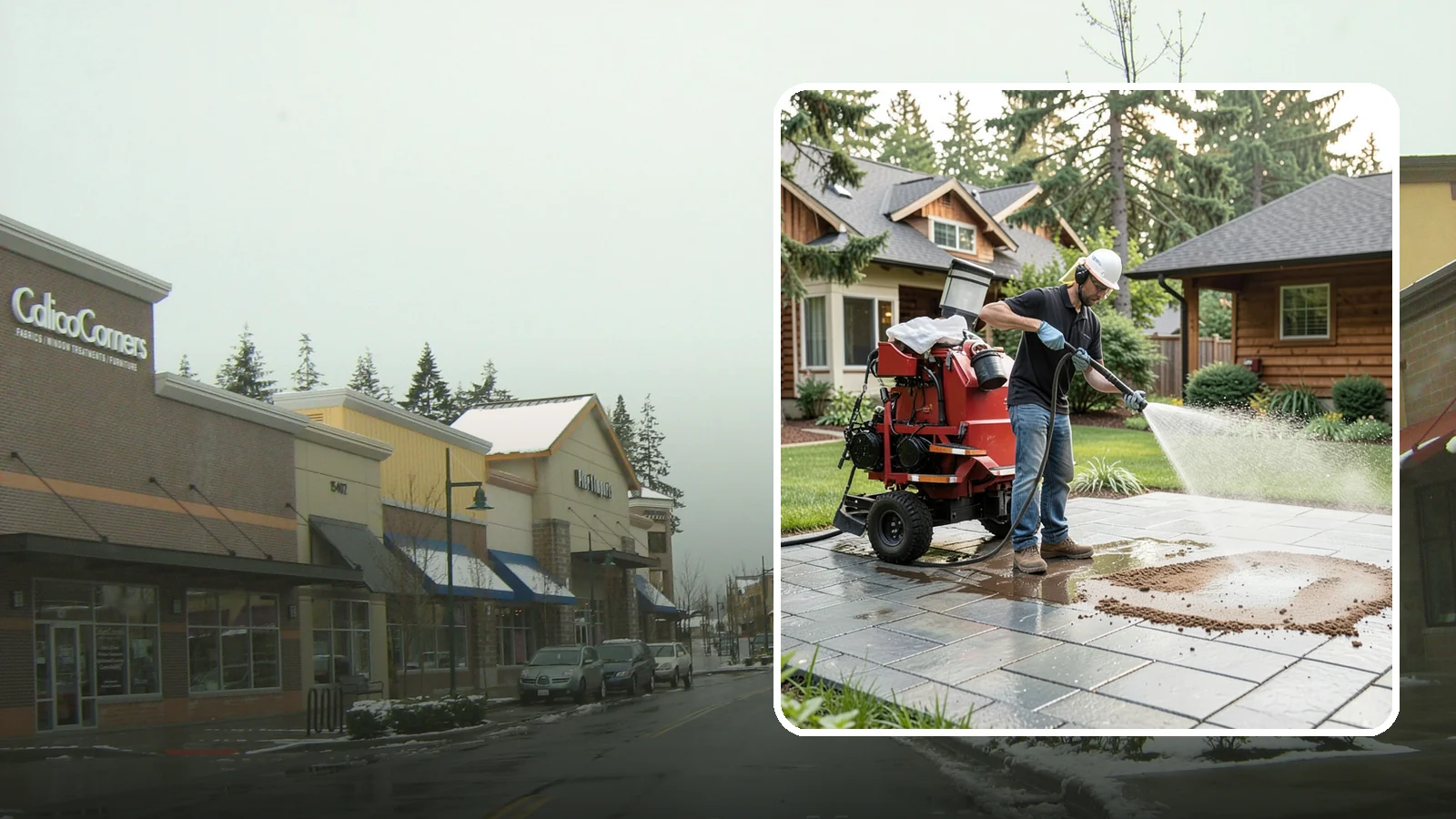 Paver Sealing in Mill Creek, Snohomish County, WA - Joint-stabilizing and surface-protecting sealer for interlocking pavers that keeps sand locked in and weeds and moss out.