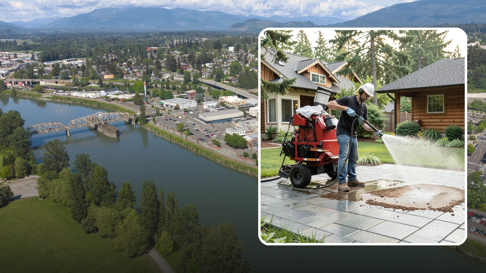 Paver Sealing in Mount Vernon, Skagit County, WA - Joint-stabilizing and surface-protecting sealer for interlocking pavers that keeps sand locked in and weeds and moss out.