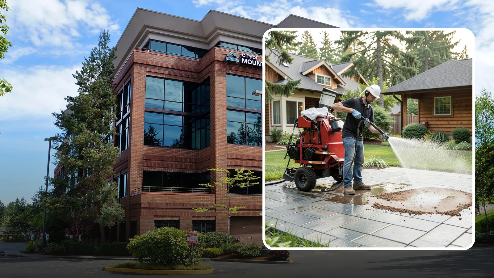 Paver Sealing in Mountlake Terrace, Snohomish County, WA - Joint-stabilizing and surface-protecting sealer for interlocking pavers that keeps sand locked in and weeds and moss out.