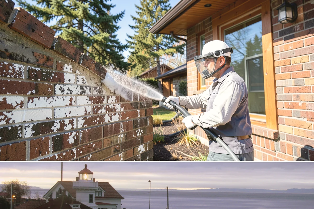 Paver Sealing in Mukilteo, Snohomish County, WA - Seal pavers in mid to late summer once the joints have dried out from spring rains and no showers are forecast for several days.