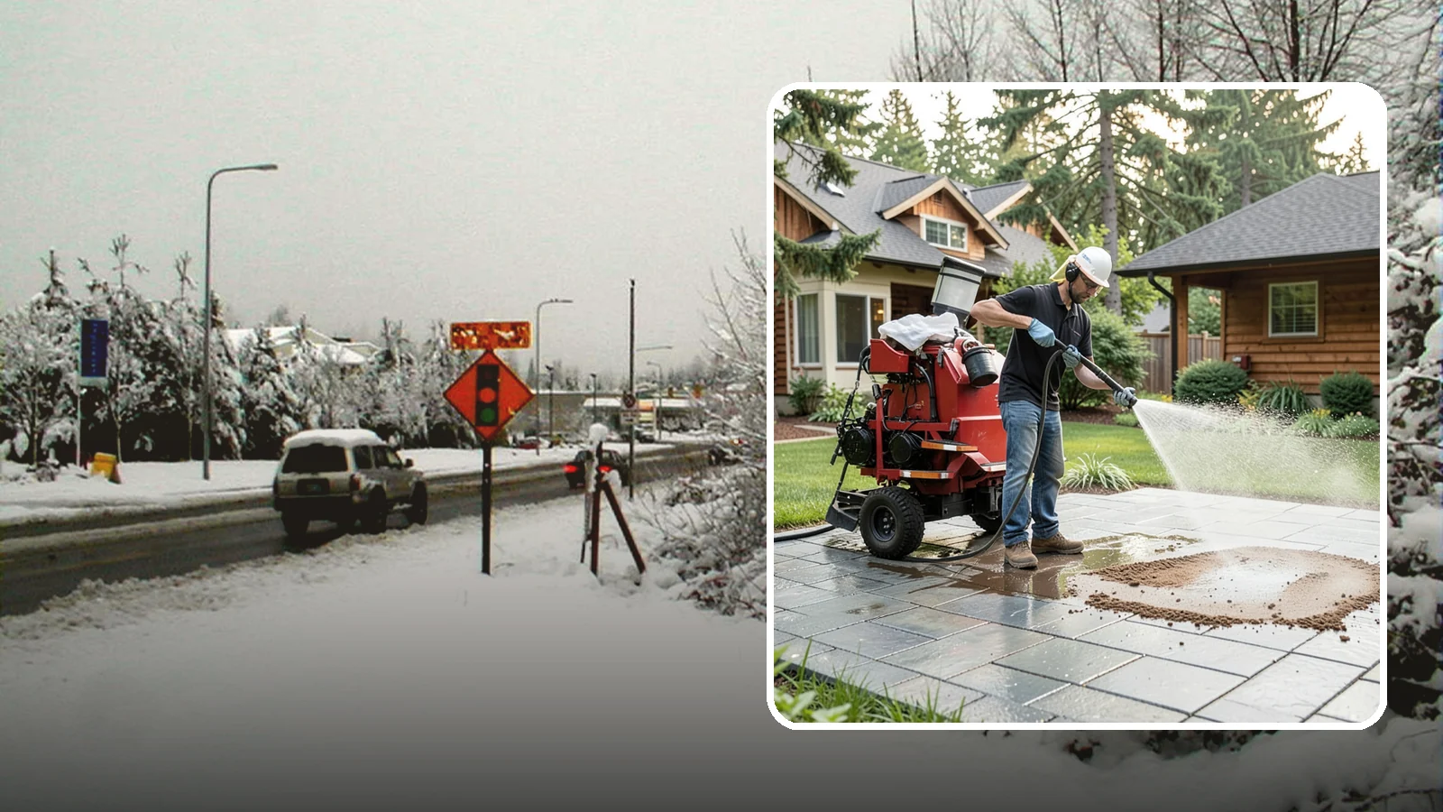 Paver Sealing in Newcastle, King County, WA - Joint-stabilizing and surface-protecting sealer for interlocking pavers that keeps sand locked in and weeds and moss out.