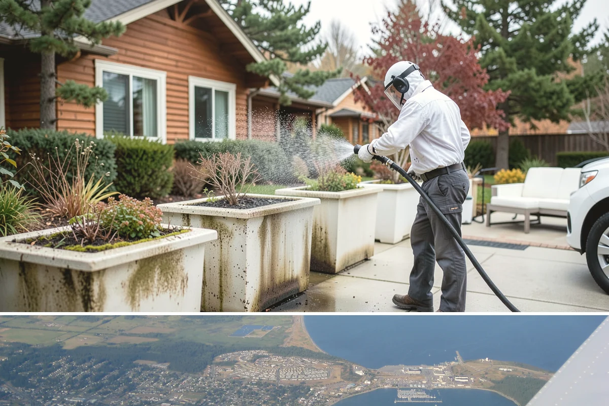 Paver Sealing in Oak Harbor, Island County, WA - Seal pavers in mid to late summer once the joints have dried out from spring rains and no showers are forecast for several days.