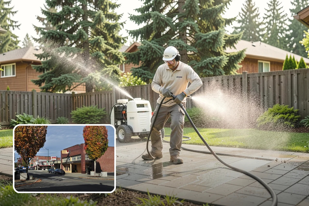 Paver Sealing in Puyallup, Pierce County, WA - Locks jointing sand in place so pavers stop shifting and rocking