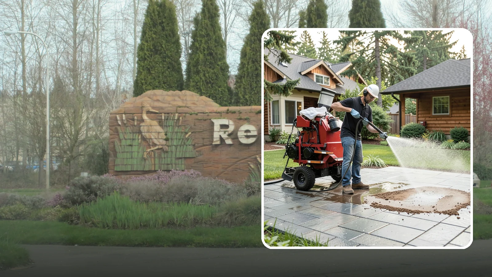 Paver Sealing in Renton, King County, WA - Joint-stabilizing and surface-protecting sealer for interlocking pavers that keeps sand locked in and weeds and moss out.