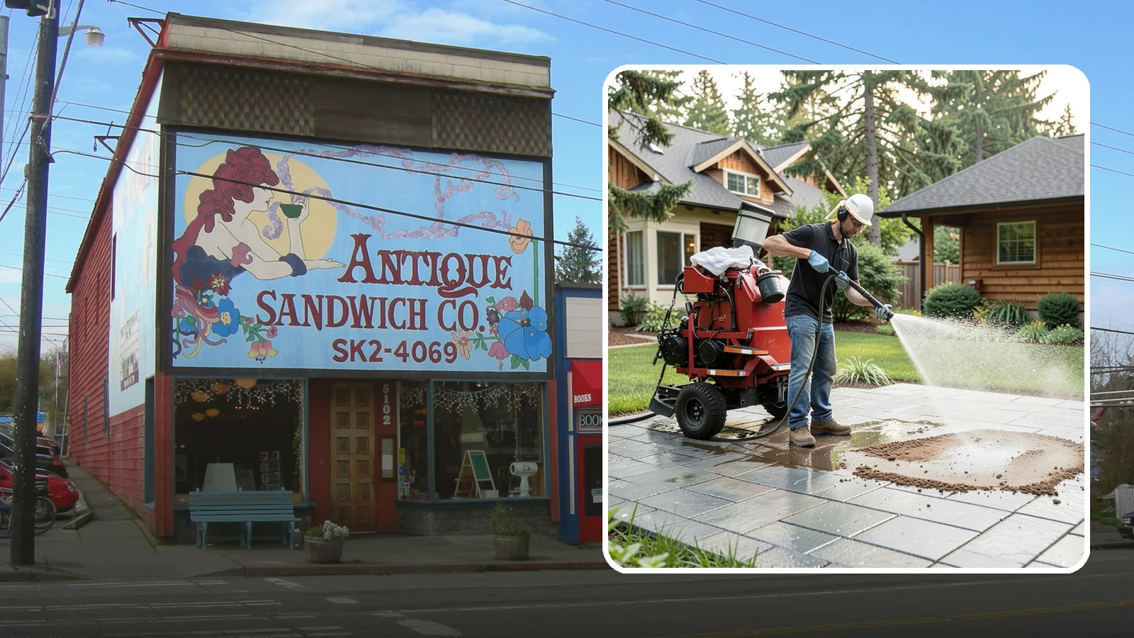 Paver Sealing in Ruston, Pierce County, WA - Joint-stabilizing and surface-protecting sealer for interlocking pavers that keeps sand locked in and weeds and moss out.