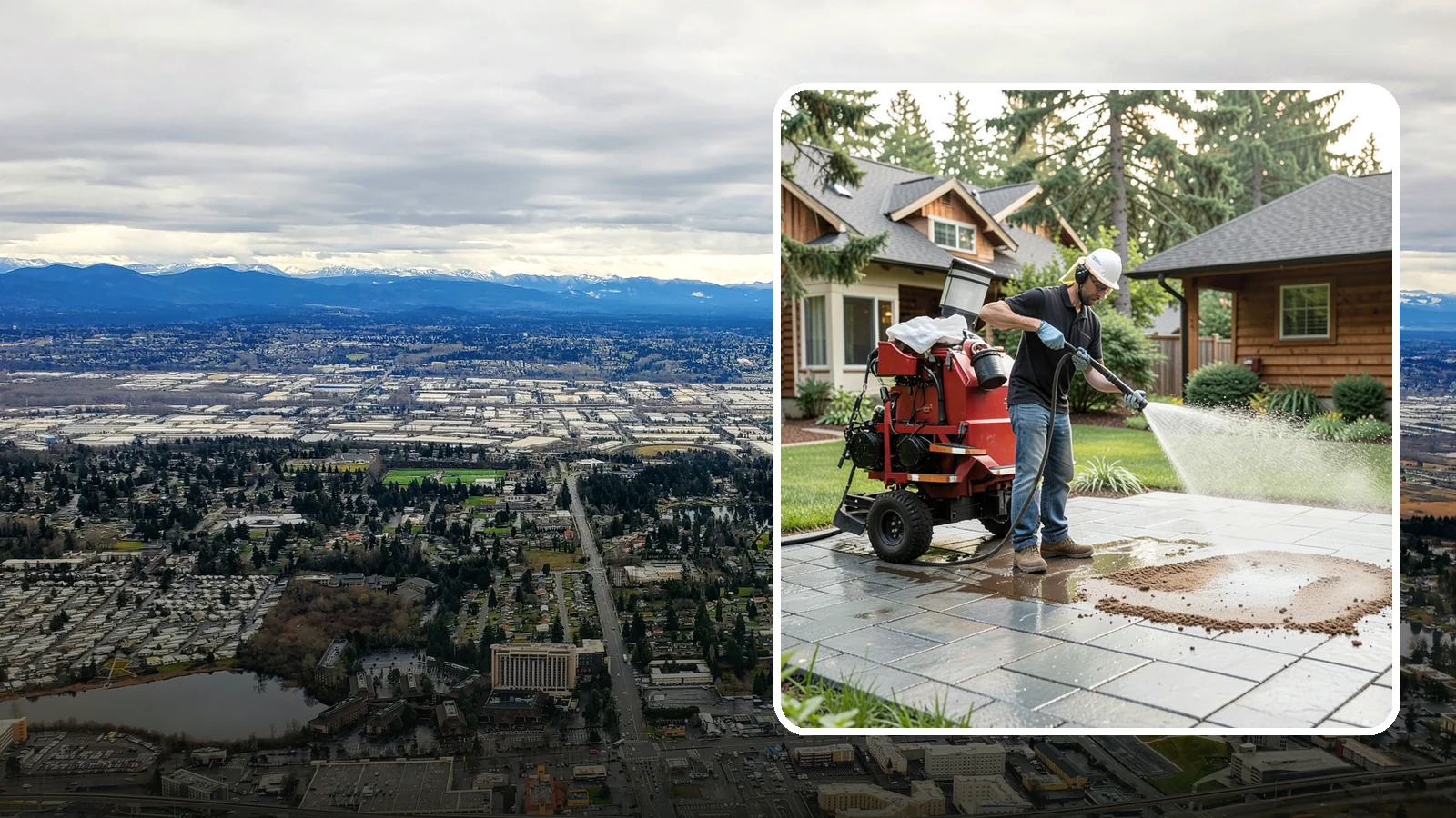 Paver Sealing in SeaTac, King County, WA - Joint-stabilizing and surface-protecting sealer for interlocking pavers that keeps sand locked in and weeds and moss out.