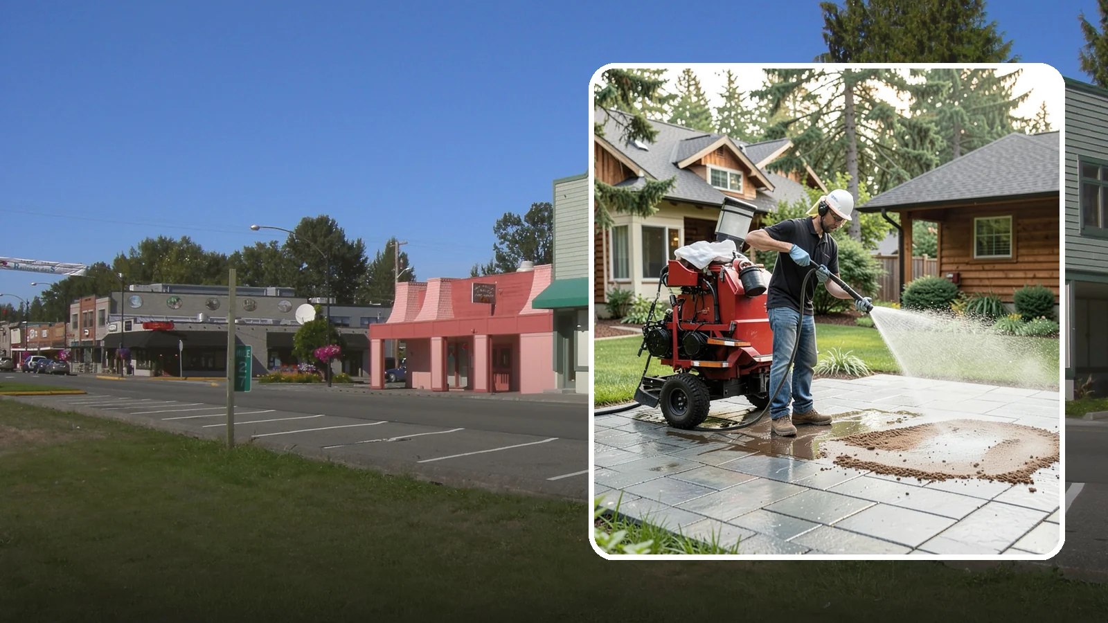 Paver Sealing in Snoqualmie, King County, WA - Joint-stabilizing and surface-protecting sealer for interlocking pavers that keeps sand locked in and weeds and moss out.