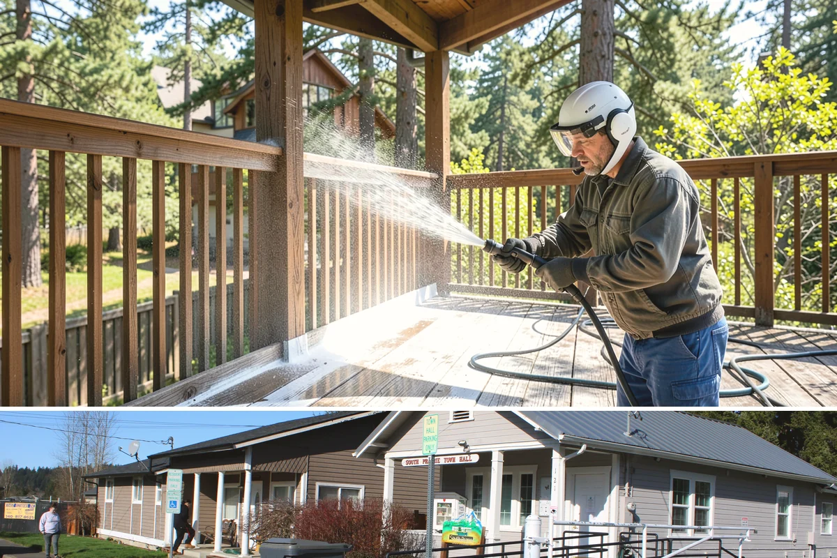 Paver Sealing in South Prairie, Pierce County, WA - Seal pavers in mid to late summer once the joints have dried out from spring rains and no showers are forecast for several days.