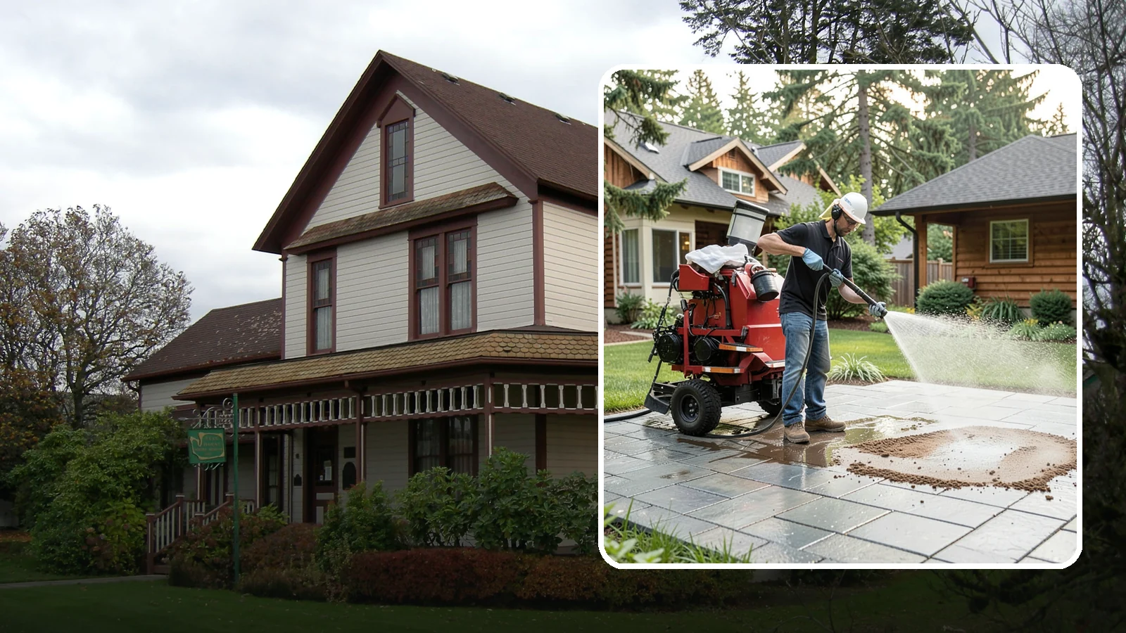 Paver Sealing in Sumner, Pierce County, WA - Joint-stabilizing and surface-protecting sealer for interlocking pavers that keeps sand locked in and weeds and moss out.