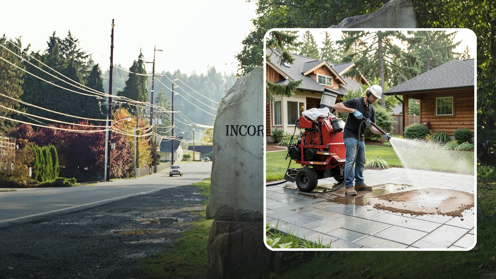 Paver Sealing in Wilkeson, Pierce County, WA - Joint-stabilizing and surface-protecting sealer for interlocking pavers that keeps sand locked in and weeds and moss out.