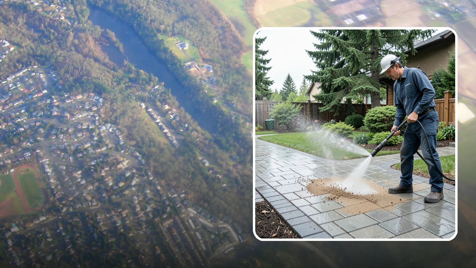 Paver Walkway Cleaning in Algona, King County, WA - Refresh interlocking paver walkways by clearing joint growth while safeguarding the polymeric sand.