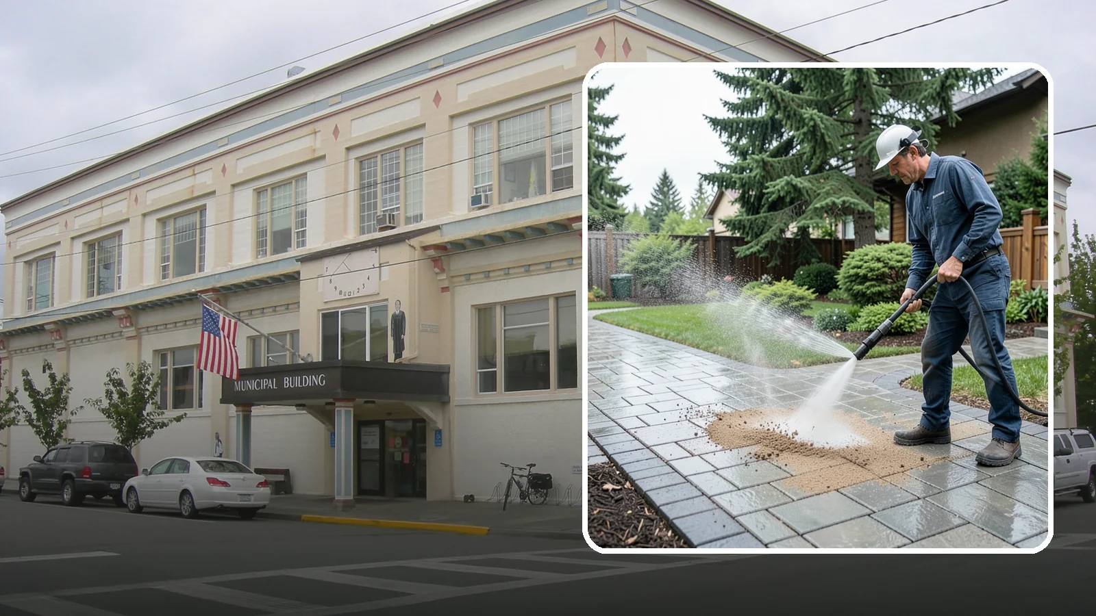 Paver Walkway Cleaning in Anacortes, Skagit County, WA - Refresh interlocking paver walkways by clearing joint growth while safeguarding the polymeric sand.