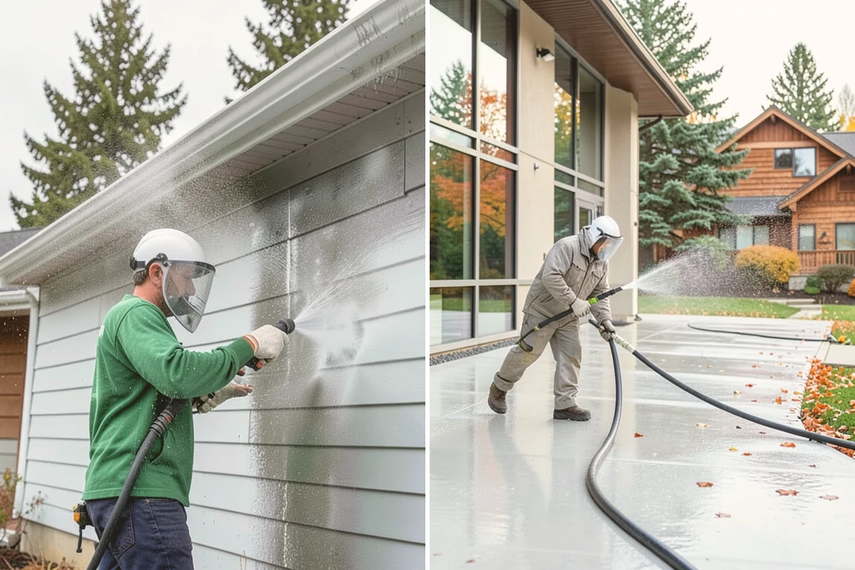 Paver Walkway Cleaning in Bellevue, King County, WA - Remove surface debris and pull established weeds