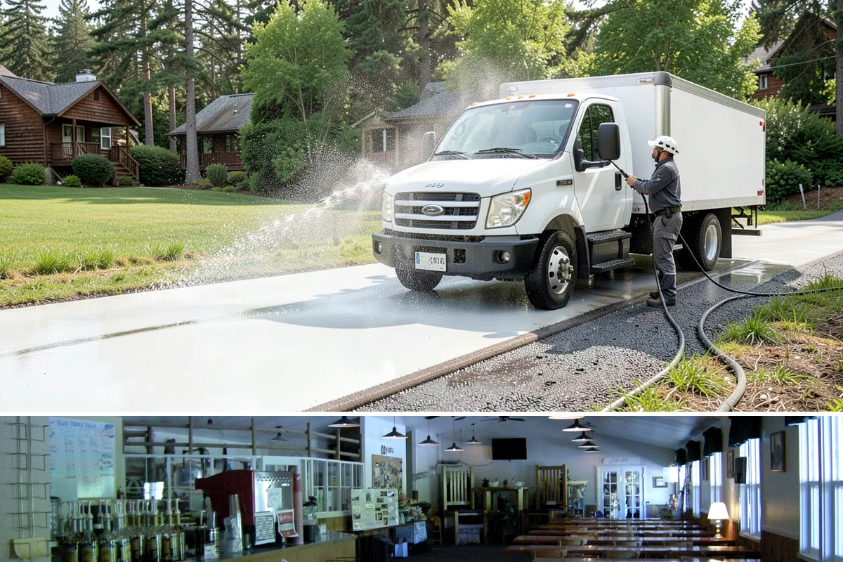 Paver Walkway Cleaning in Black Diamond, King County, WA - Late summer is prime for paver walkways so new polymeric sand can cure dry before autumn rains.