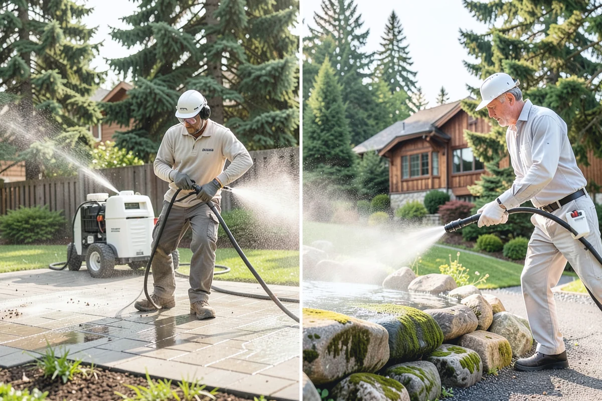 Paver Walkway Cleaning in Bonney Lake, Pierce County, WA - Remove surface debris and pull established weeds
