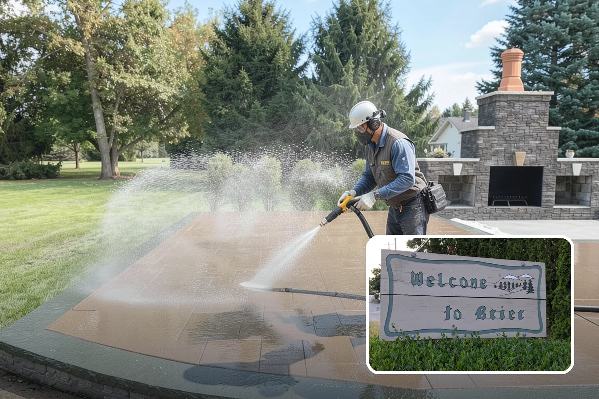 Paver Walkway Cleaning in Brier, Snohomish County, WA - Clears moss and weeds from paver joints