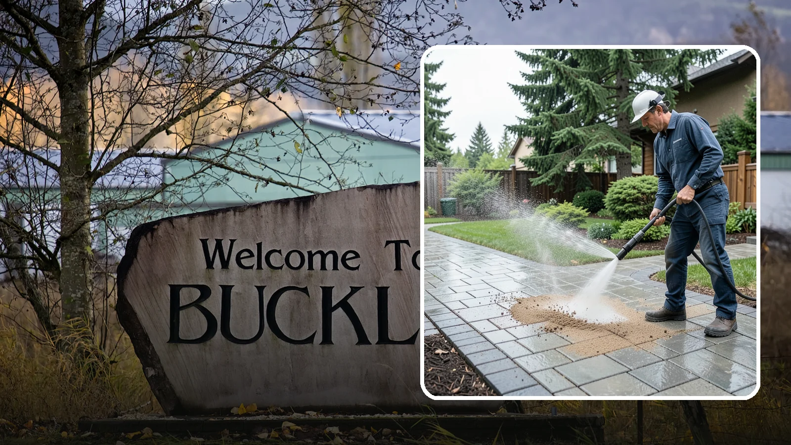 Paver Walkway Cleaning in Buckley, Pierce County, WA - Refresh interlocking paver walkways by clearing joint growth while safeguarding the polymeric sand.
