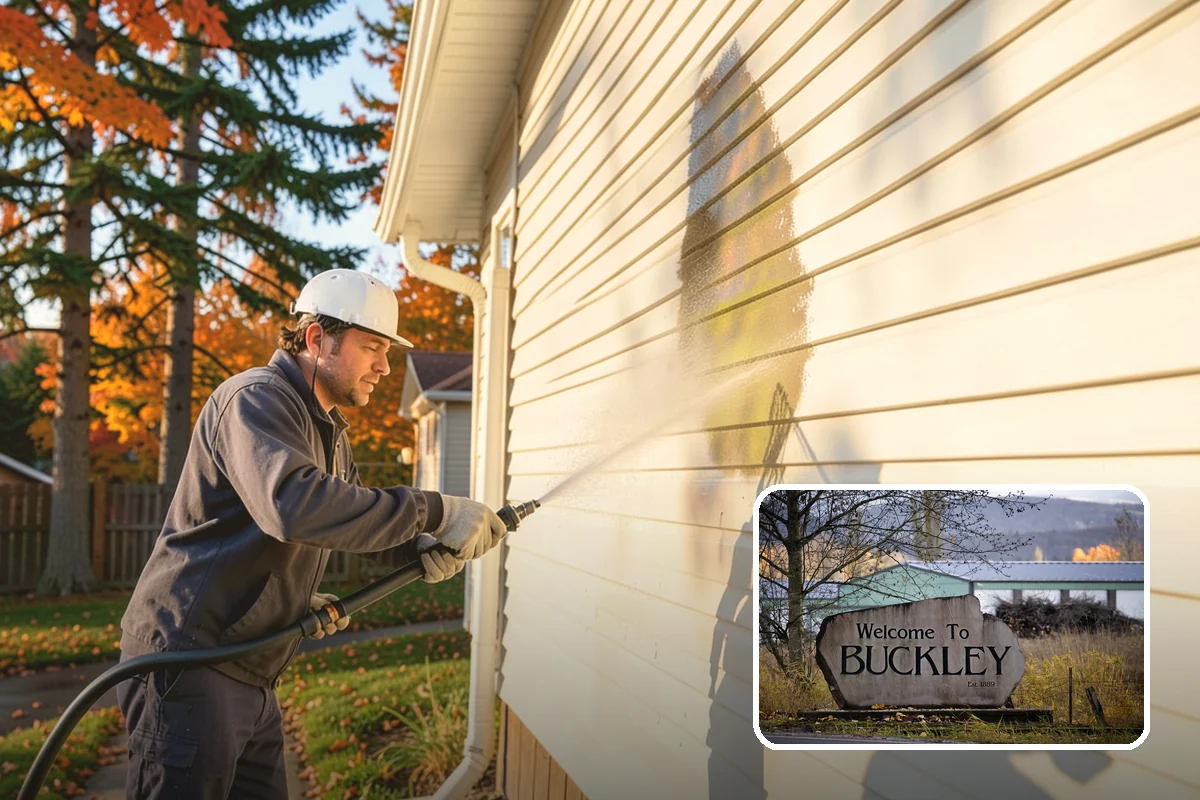 Paver Walkway Cleaning in Buckley, Pierce County, WA - Clears moss and weeds from paver joints