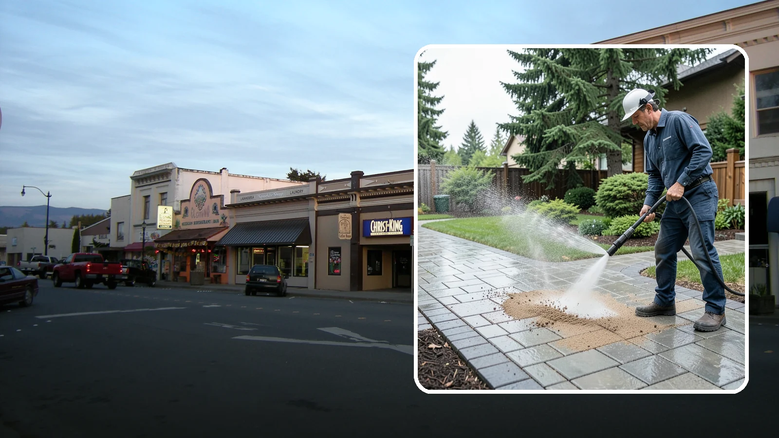 Paver Walkway Cleaning in Burlington, Skagit County, WA - Refresh interlocking paver walkways by clearing joint growth while safeguarding the polymeric sand.