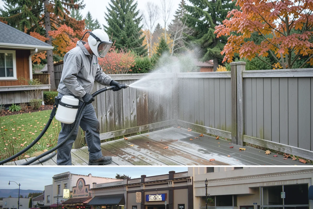 Paver Walkway Cleaning in Burlington, Skagit County, WA - Late summer is prime for paver walkways so new polymeric sand can cure dry before autumn rains.