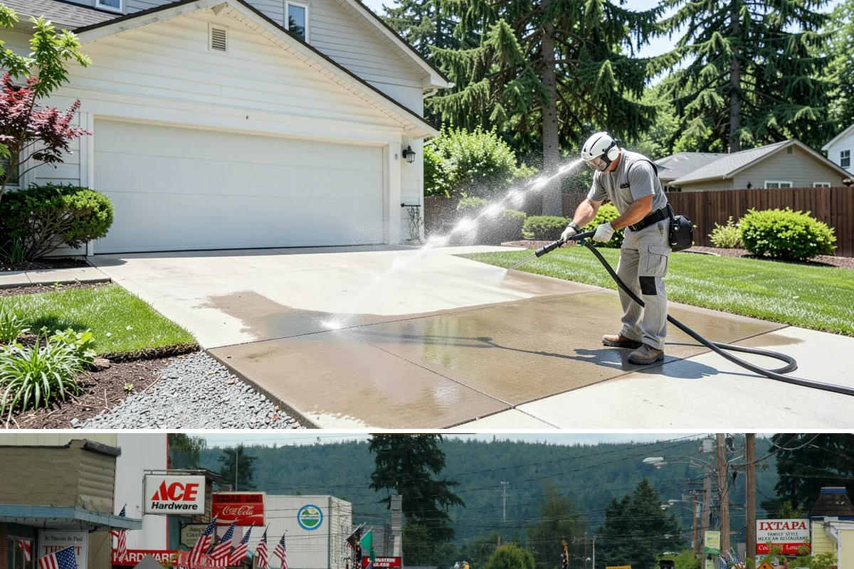 Paver Walkway Cleaning in Carnation, King County, WA - Late summer is prime for paver walkways so new polymeric sand can cure dry before autumn rains.