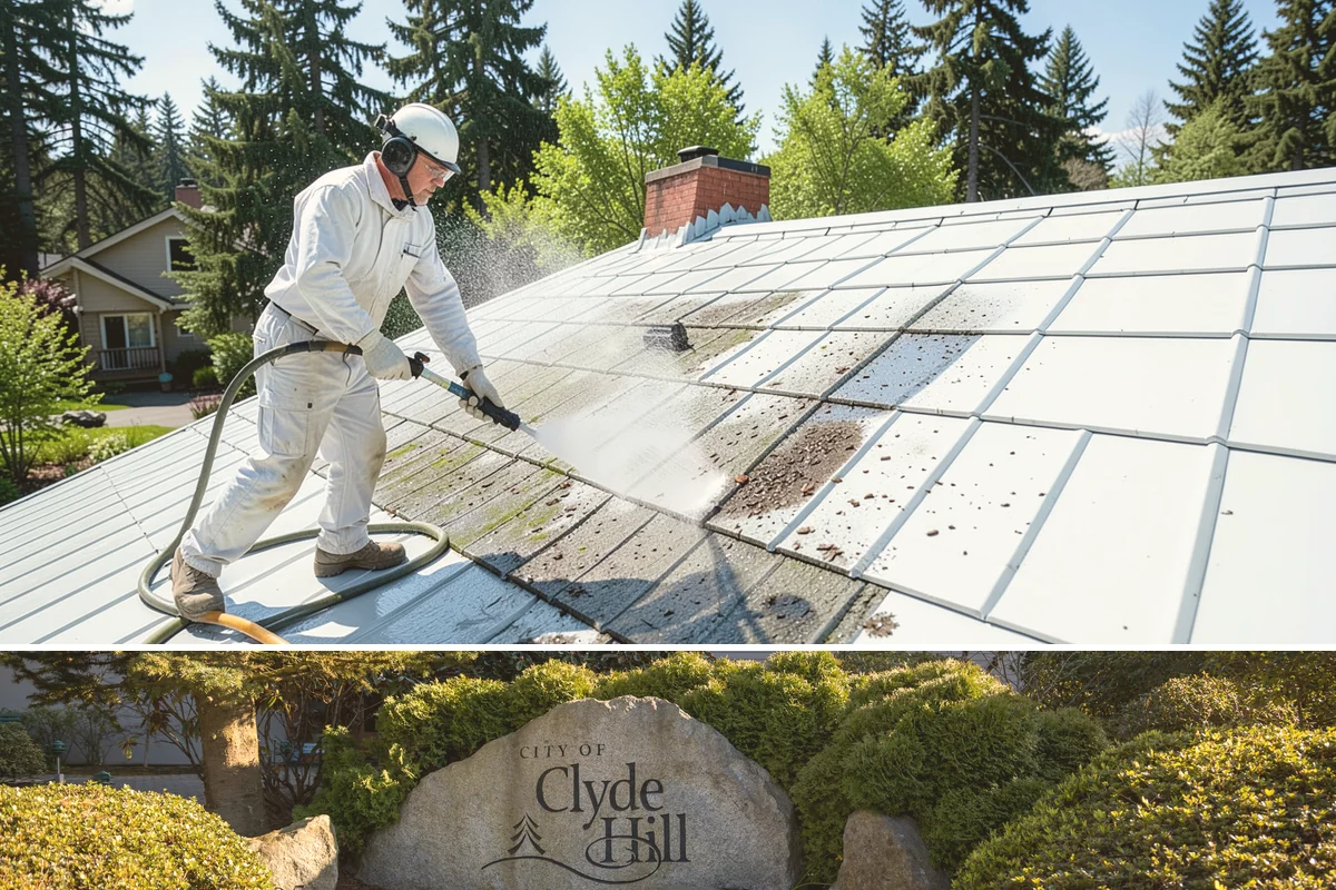 Paver Walkway Cleaning in Clyde Hill, King County, WA - Late summer is prime for paver walkways so new polymeric sand can cure dry before autumn rains.