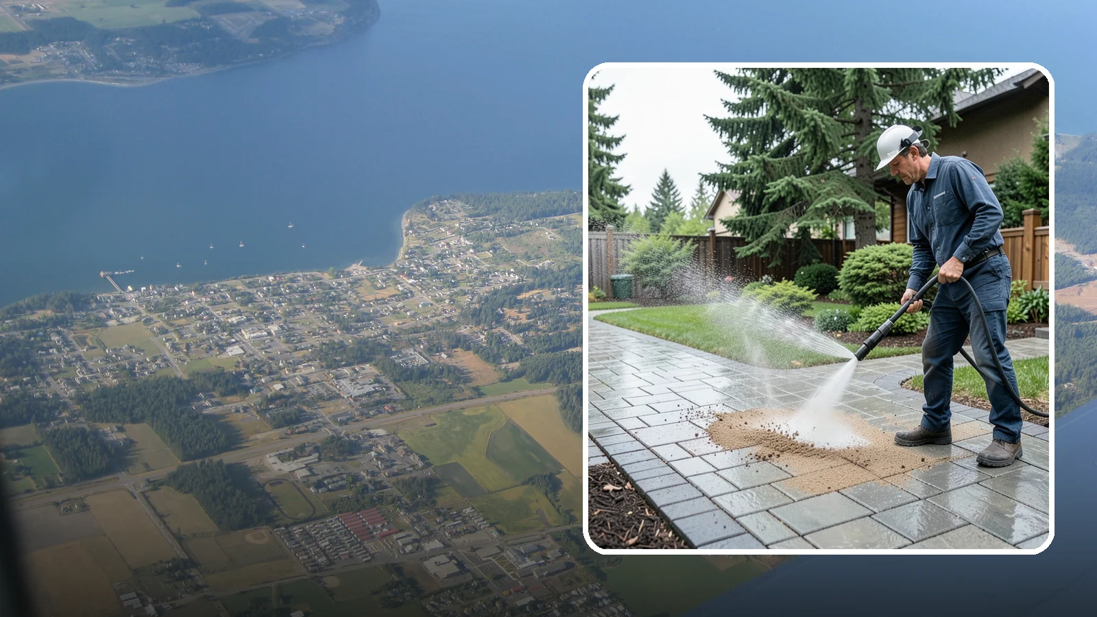 Paver Walkway Cleaning in Coupeville, Island County, WA - Refresh interlocking paver walkways by clearing joint growth while safeguarding the polymeric sand.
