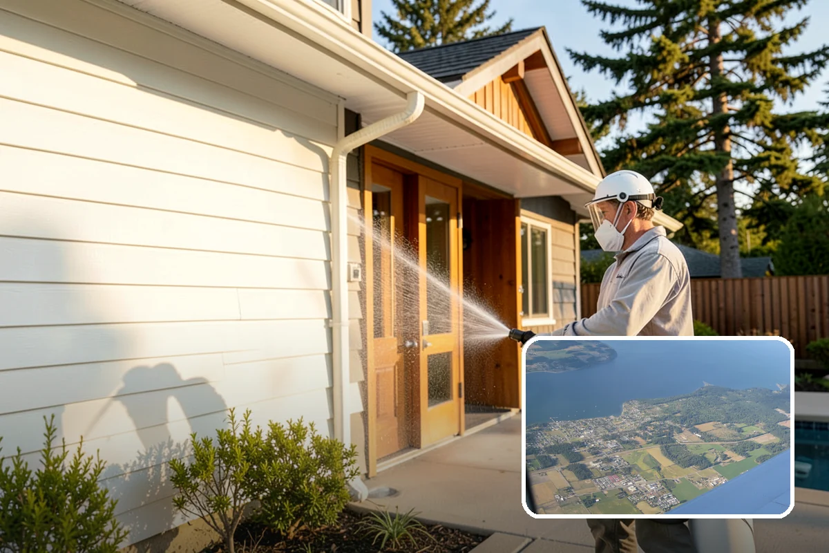 Paver Walkway Cleaning in Coupeville, Island County, WA - Clears moss and weeds from paver joints
