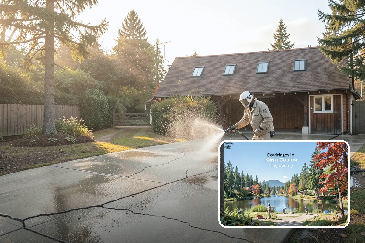 Paver Walkway Cleaning in Covington, King County, WA - Clears moss and weeds from paver joints