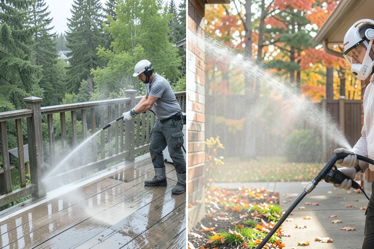 Paver Walkway Cleaning in Darrington, Snohomish County, WA - Remove surface debris and pull established weeds