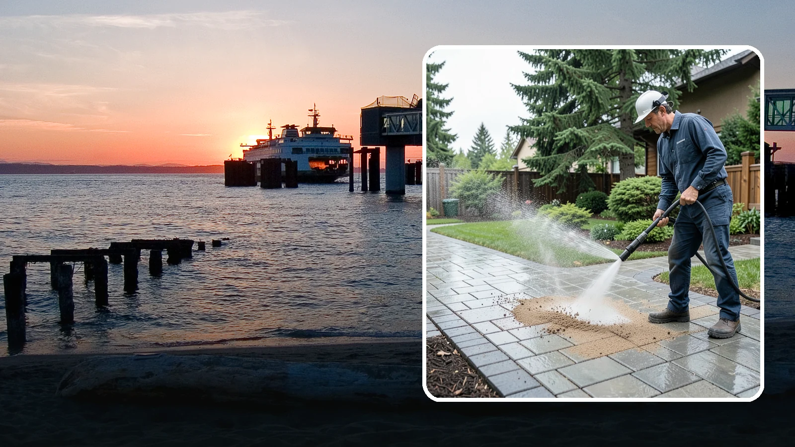 Paver Walkway Cleaning in Edmonds, Snohomish County, WA - Refresh interlocking paver walkways by clearing joint growth while safeguarding the polymeric sand.