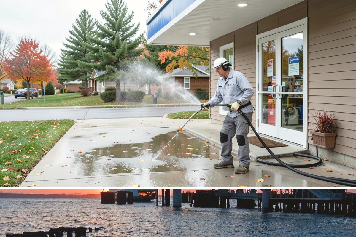 Paver Walkway Cleaning in Edmonds, Snohomish County, WA - Late summer is prime for paver walkways so new polymeric sand can cure dry before autumn rains.