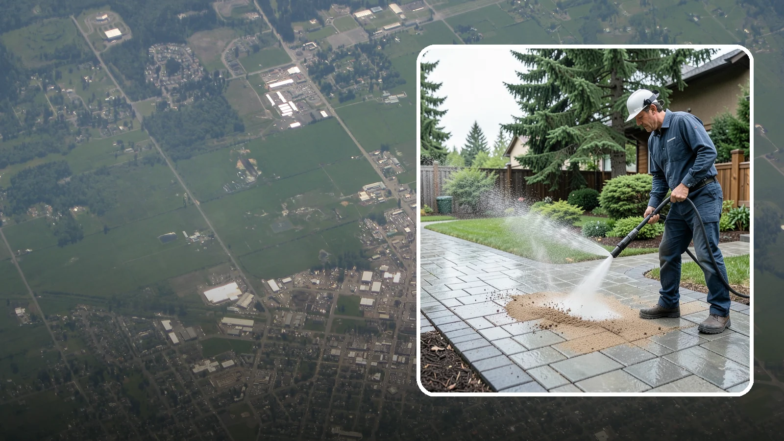 Paver Walkway Cleaning in Enumclaw, King County, WA - Refresh interlocking paver walkways by clearing joint growth while safeguarding the polymeric sand.