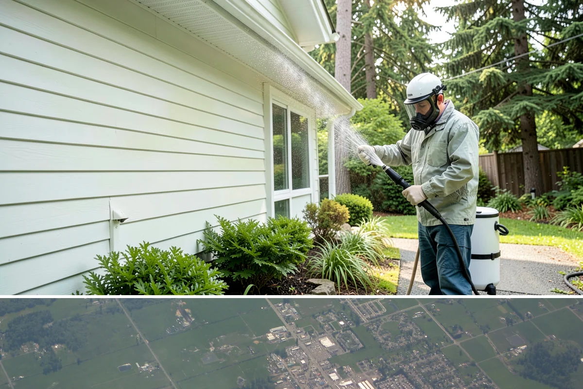 Paver Walkway Cleaning in Enumclaw, King County, WA - Late summer is prime for paver walkways so new polymeric sand can cure dry before autumn rains.