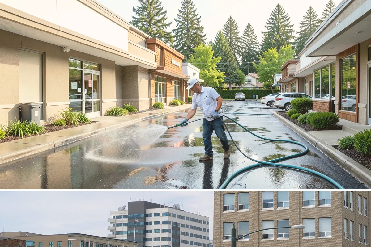 Paver Walkway Cleaning in Everett, Snohomish County, WA - Late summer is prime for paver walkways so new polymeric sand can cure dry before autumn rains.